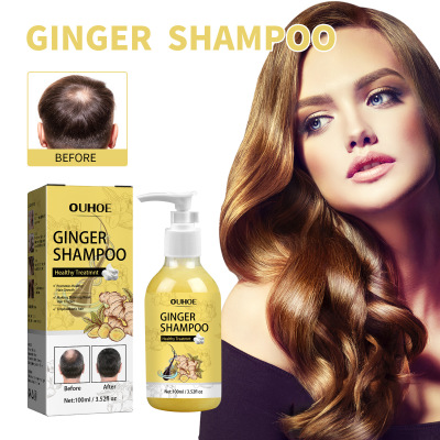 100ml Ginger Shampoo Anti-hair Loss Baldness And Dandruff