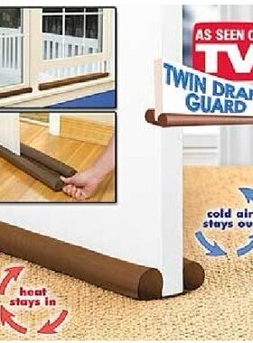 TWIN DRAFT GUARD dust door stop door stopper