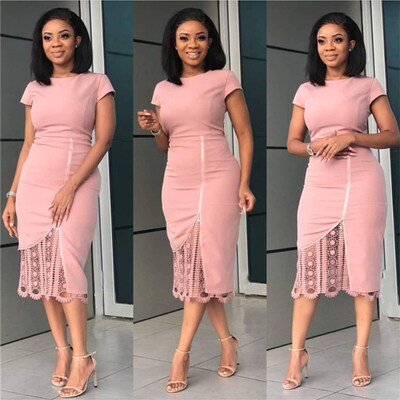2018妇女的连衣裙 OL платье women summer casual dresses