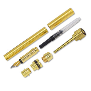 DIY木制制笔零件 幻空钢笔宝珠笔配件 黑色高档送礼佳品 272 日征