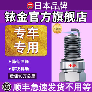 火花塞适配丰田本田日产宝马奔驰奥迪大众火花塞汽车4支装 NGK正品