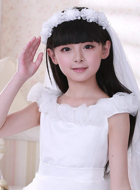 公主披沙花环礼服舞台表演出发饰