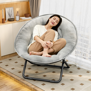 懒人沙发可躺可睡卧室单人沙发椅阳台客厅看书休闲窝窝椅折叠躺椅