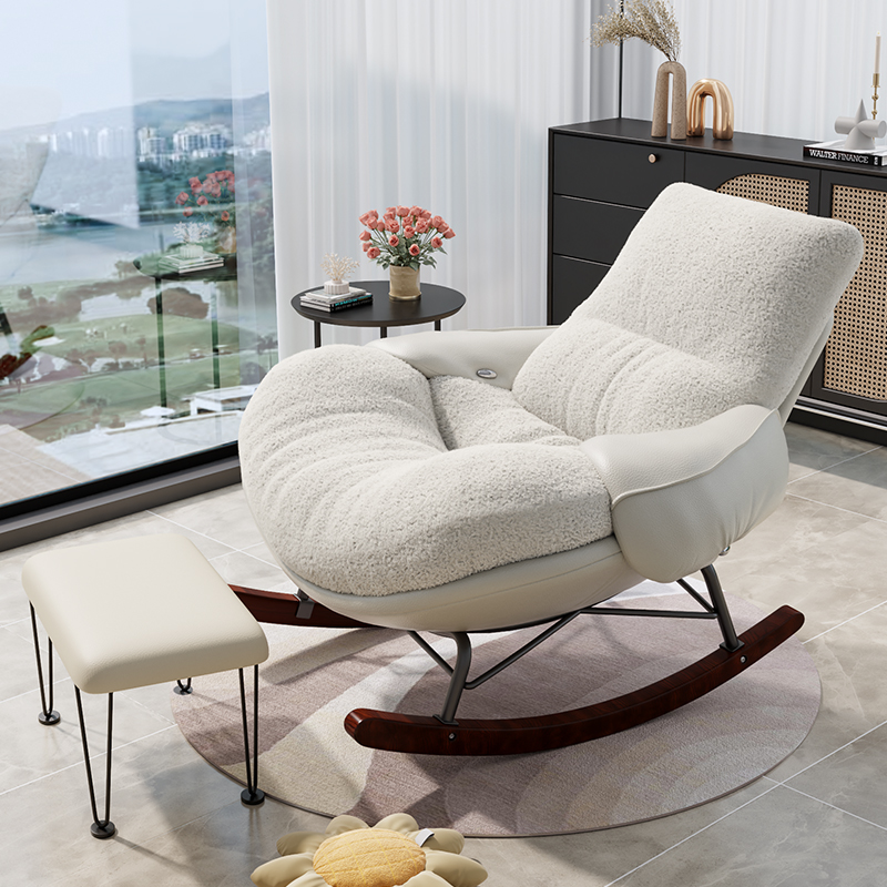 麦田蛋壳摇摇椅单人沙发椅