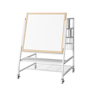 儿童书架置物架落地家用玩具收纳架宝宝绘本架一体式靠墙涂鸦画板