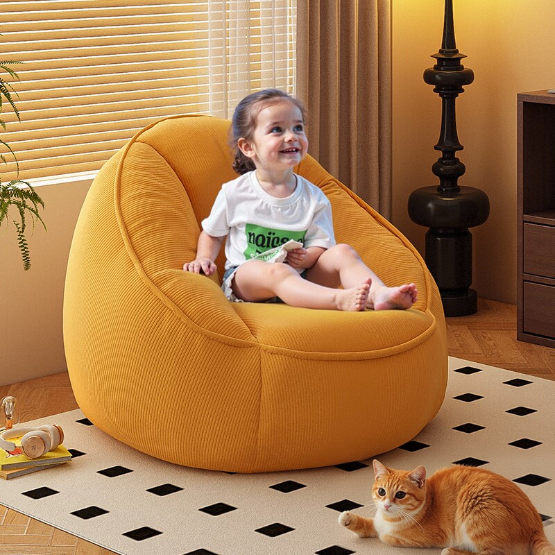 懒人沙发可躺可睡卧室单人儿童小沙发小型阳台客厅看书休闲窝窝椅