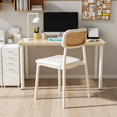 椅子靠背电脑椅大学生宿舍简约塑料椅子家用舒适书桌椅办公学习椅