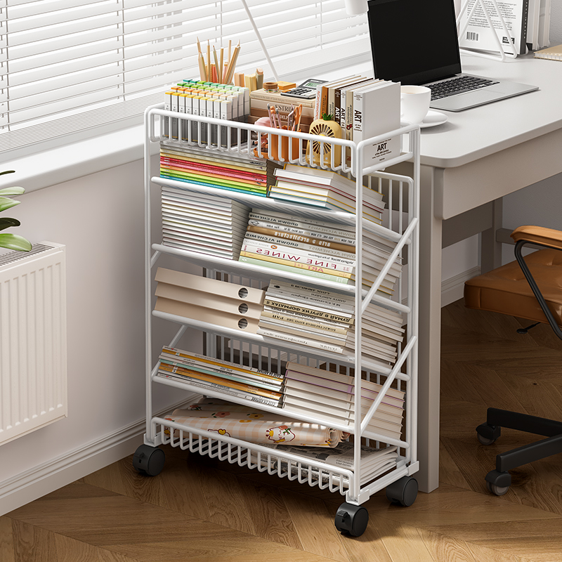 可移动书架落地置物架