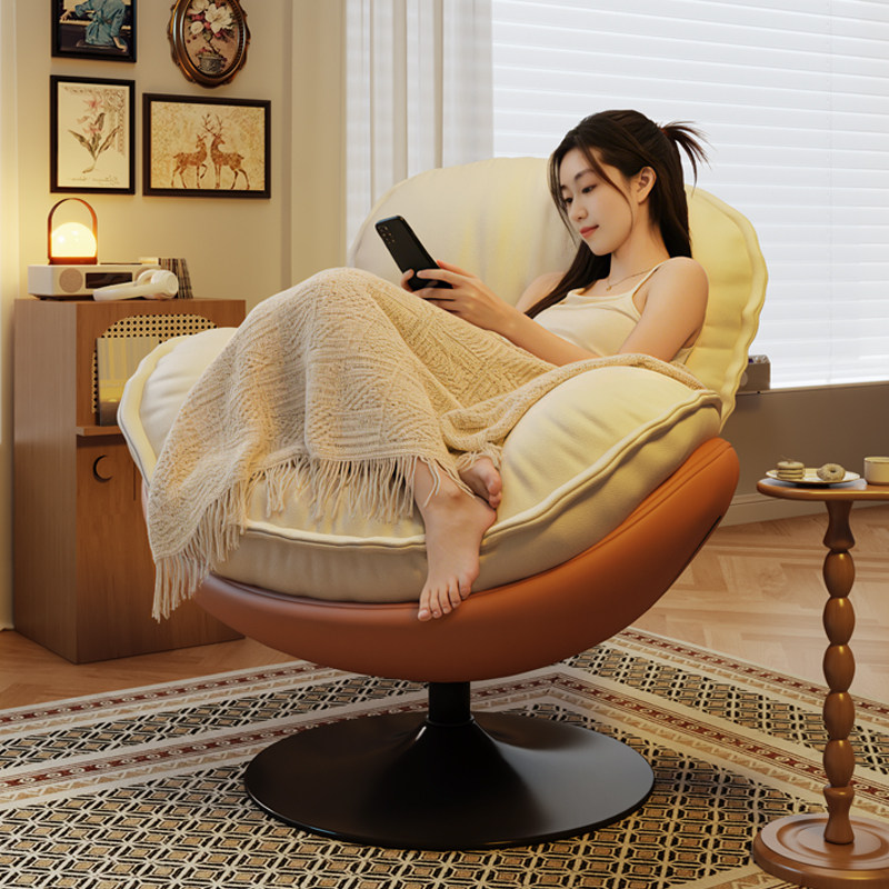 懒人沙发窝窝椅可旋转蛋壳椅