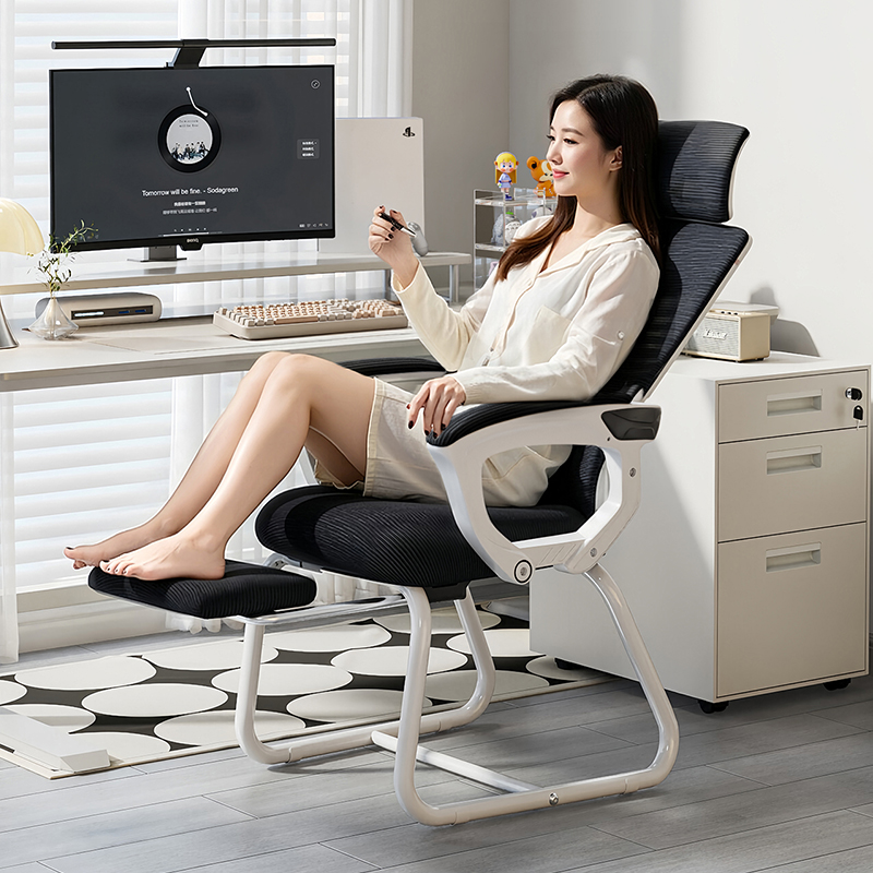 人体工学休闲电脑椅可躺可午休椅