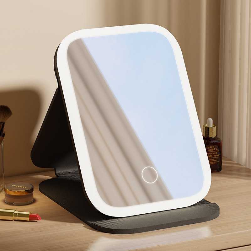 化妆镜带灯led便携折叠台式桌面可立学生宿舍家用镜子旅行美妆镜,家庭/个人清洁工具,LED化妆镜,淘宝优惠券,粉丝福利购,淘宝优惠卷