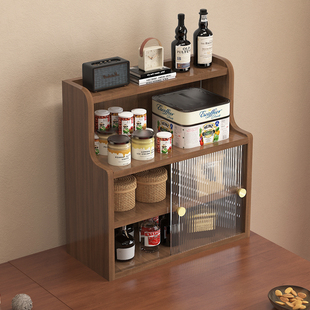 中古风实木杯架桌面杯子收纳置物架水杯茶杯咖啡杯轻奢台面展示架