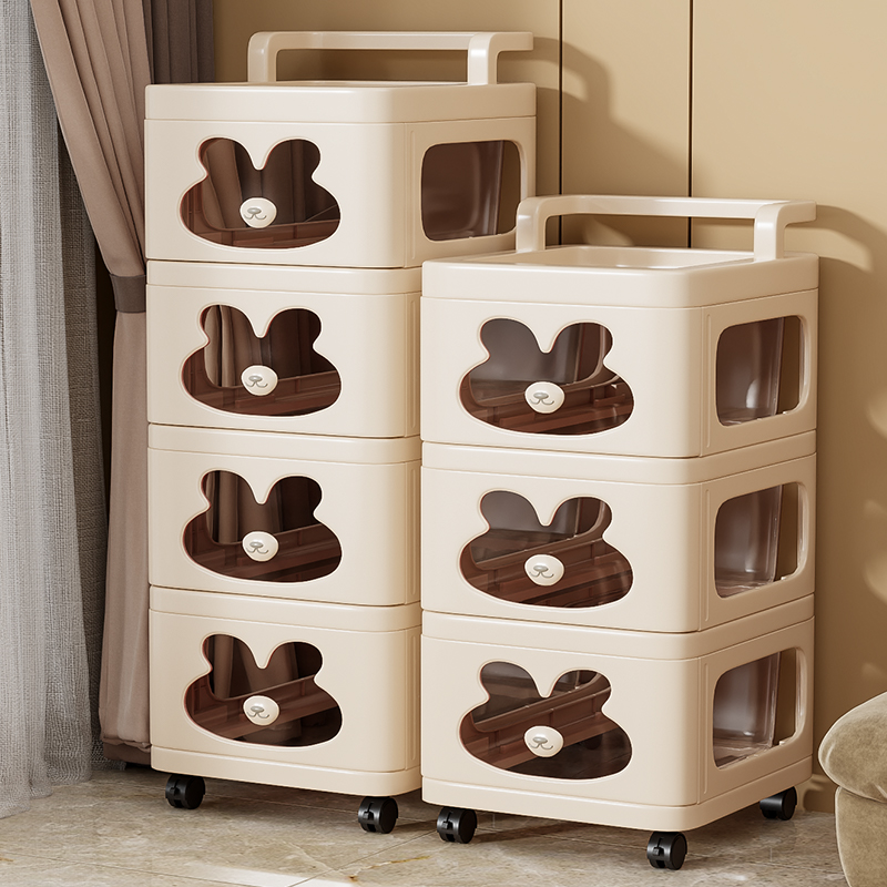 抽屉式零食储物柜多层整理柜