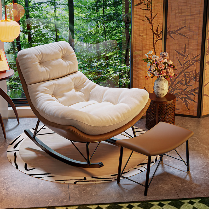 新款雪尼尔绒猫抓皮摇椅