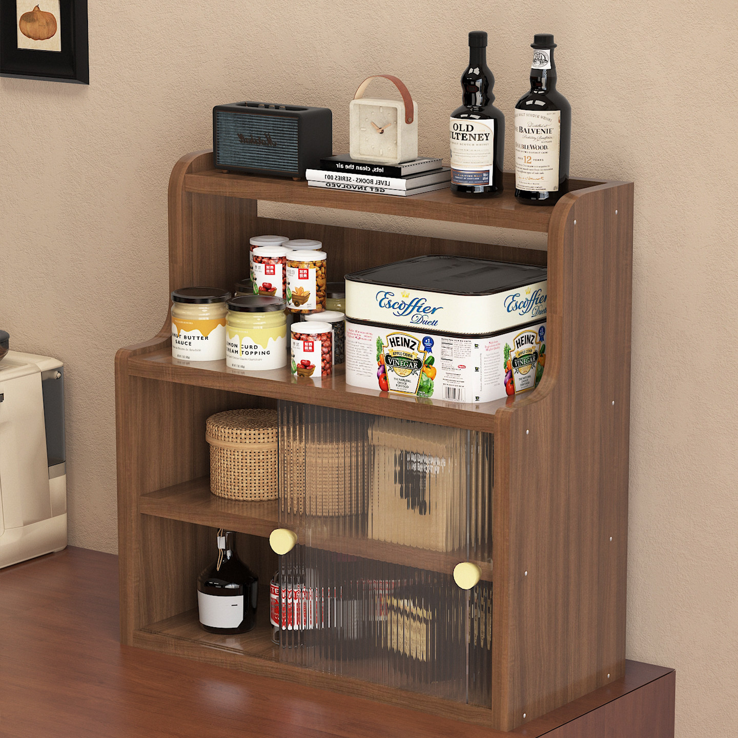 杯架实木餐桌台面收纳茶杯咖啡杯水杯架子杯子收纳架餐边柜置物架,收纳整理,整理架/置物架/收纳架,淘宝优惠券,粉丝福利购,淘宝优惠卷