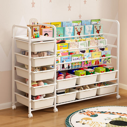 儿童书架落地置物架家用
