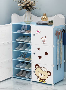 简易鞋柜家用门口室内好看大容量多层鞋架子防尘收纳神器出租屋用