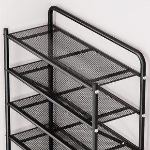 折叠鞋架多层家用门口免安装一体式出租房用简易收纳鞋柜置物架子