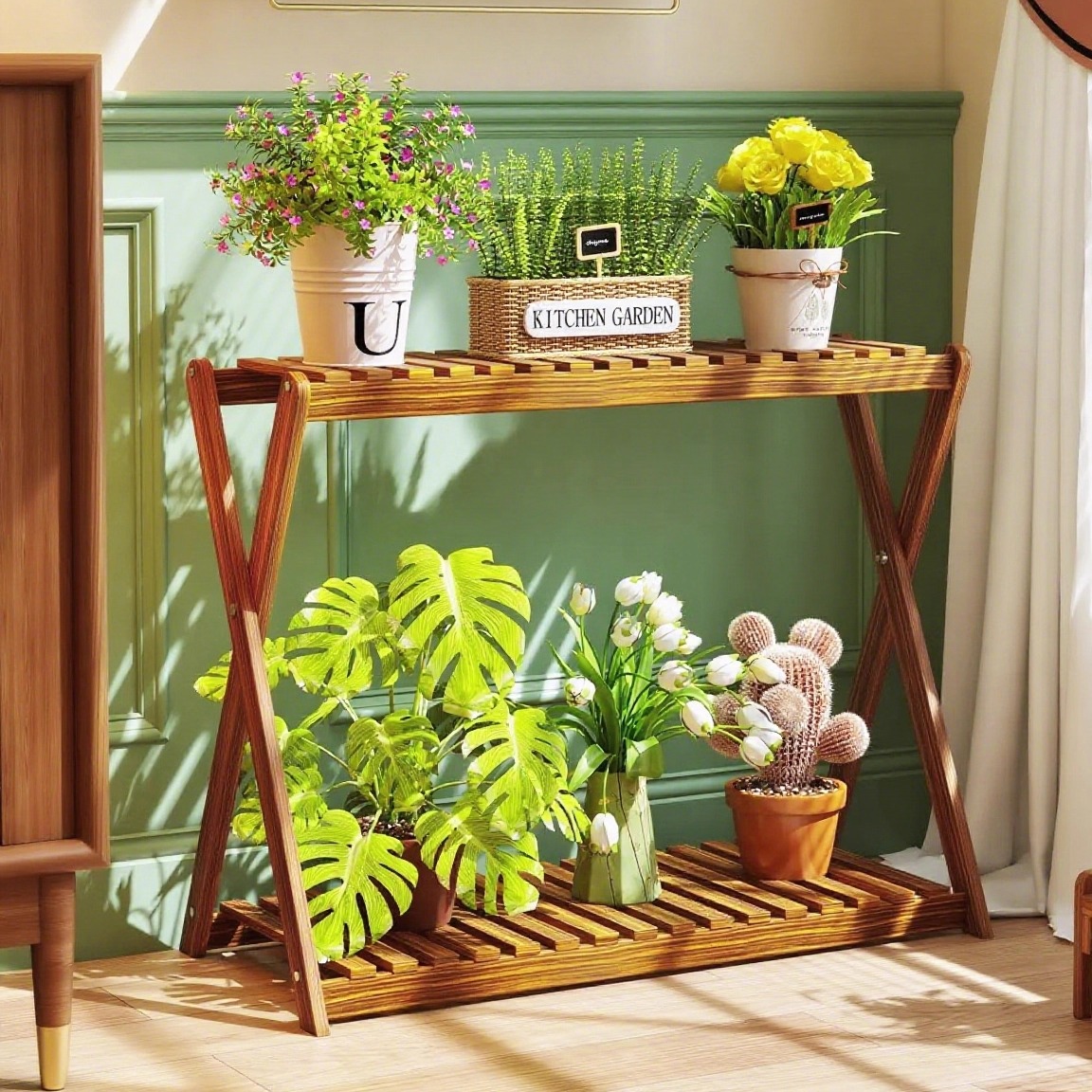 2025新款花架阳台植物置物架