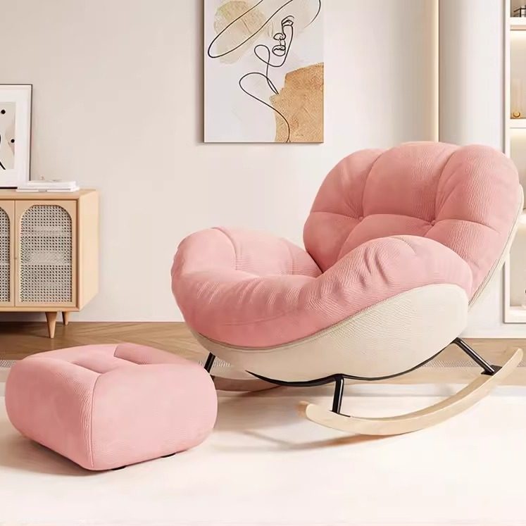 蛋壳摇摇椅躺椅阳台家用休闲单人懒人沙发客厅轻奢摇椅成人可睡觉,住宅家具,摇椅,淘宝优惠券,粉丝福利购,淘宝优惠卷