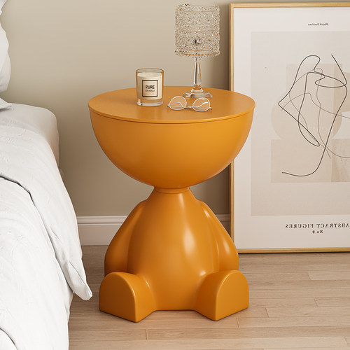 创意床头柜家用沙发边几置物架卧室阳台可移动迷你桌子小户型茶几