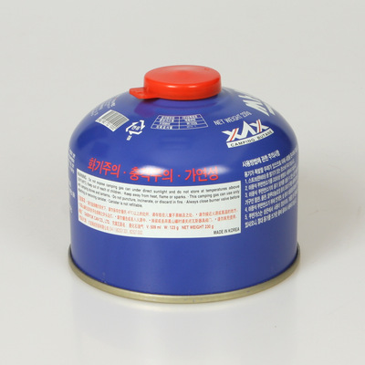 韩国脉鲜 扁气罐 230G 户外野营气罐 丁烷气罐 炉头燃料罐