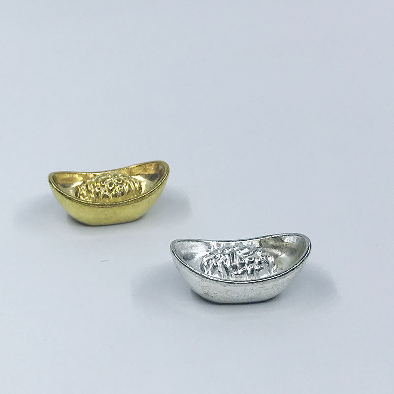 学校社区医院心理咨询室沙盘游戏疗法沙具财富象征金银元宝模型