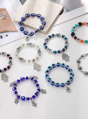 手链 blue Eye Resin Ball Bracelet women