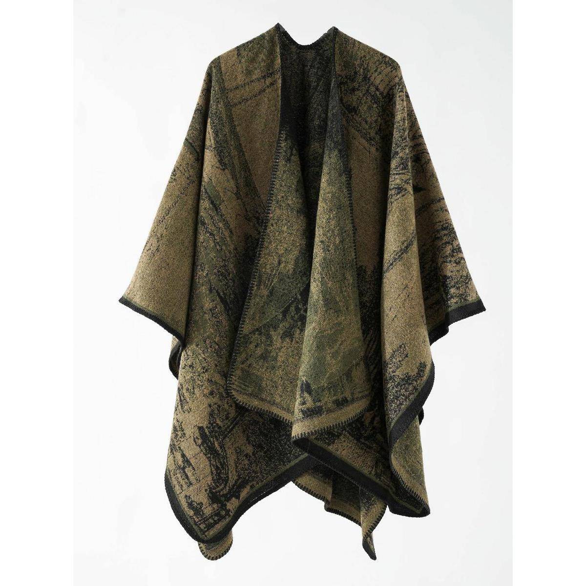 New Art Retro Shawl Women's Travel Scarf Women's Wear Exter