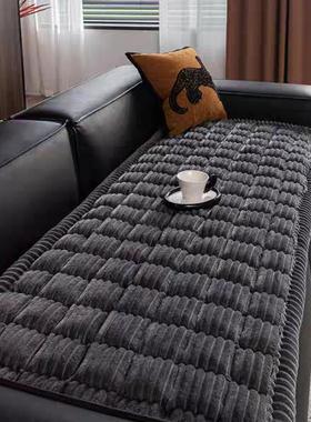 Velvet Tufted Seat Cushion Long Sofa Bench Furniture Cover