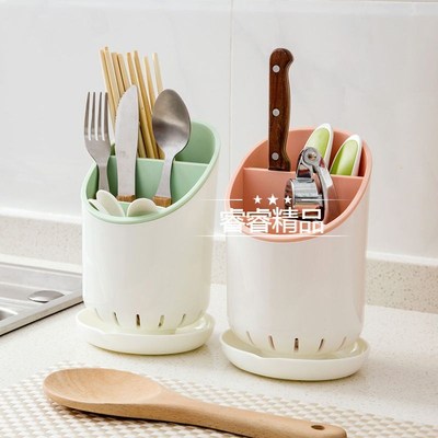 Kitchen cutlery Drain storage chopsticks cage Spoon rack