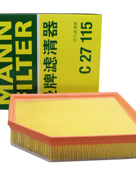 曼牌C27115适配领克09空滤空气滤芯格滤清器正品汽车保养专用配件