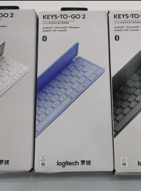 罗技Keys to go 2蓝牙键盘轻薄口袋键盘带保护套一体无线平板