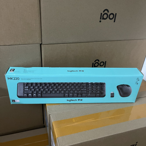 国行正品罗技MK220键盘鼠标笔记本台式电脑办公家用无线键鼠套装