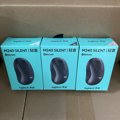 罗技（logitech）M240 无线蓝牙鼠标 家用商务办公静音鼠标轻质