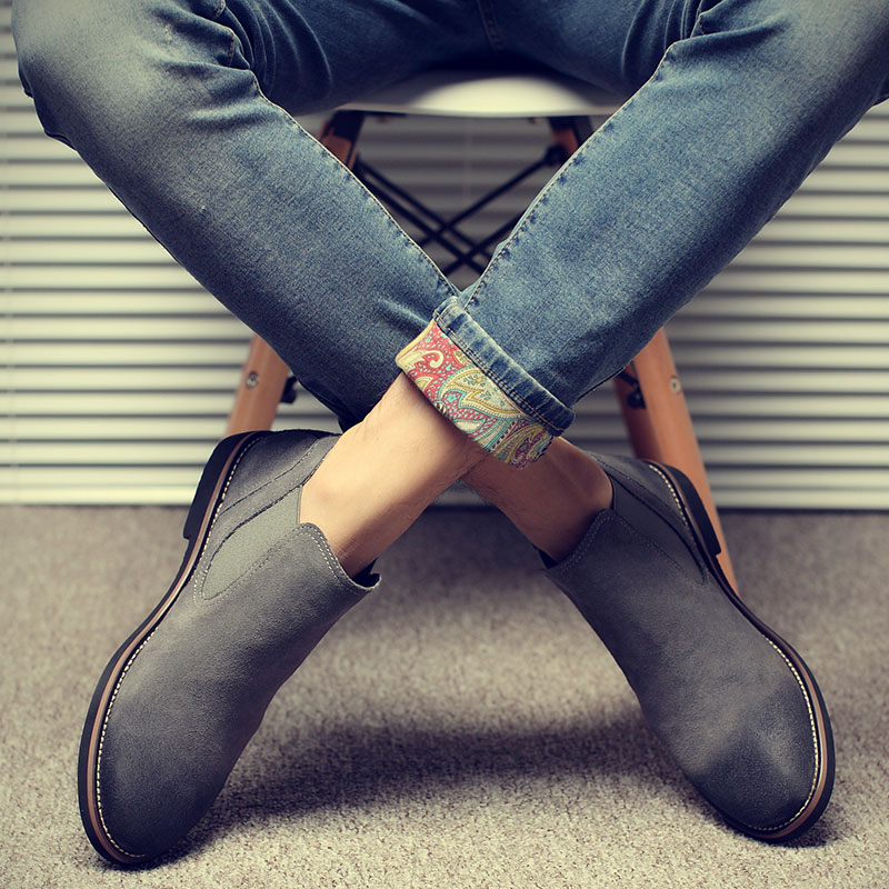 马丁靴男春季加绒保暖棉鞋沙漠雪地短靴潮皮靴男复古切尔西靴子|msdalam kategori Kasut lelaki popular, but - dari Buy2taobao.com untuk memberikan perkhidmatan ejen Taobao profesional membeli