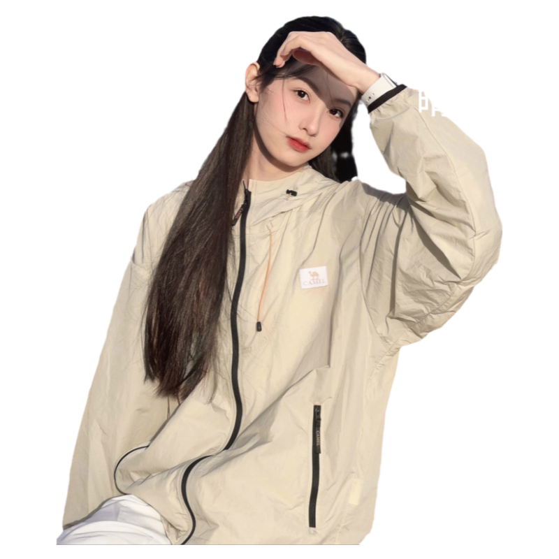 山妞骆驼户外防晒衣冰丝透气