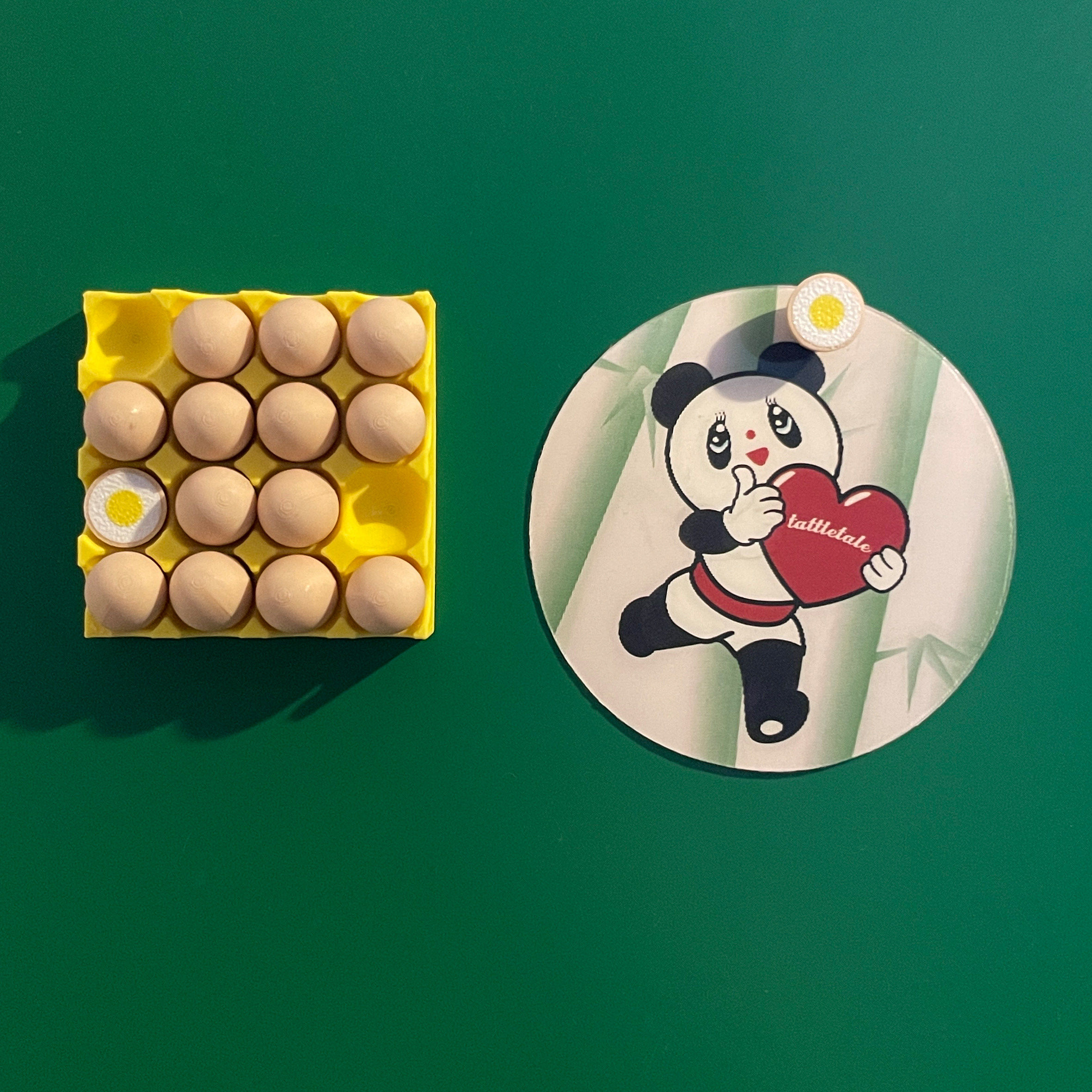 oddhaus原创设计鸡蛋托冰箱贴新色 小众礼物创意收纳微缩食玩磁吸