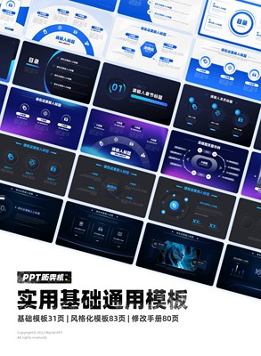【PPT贩卖机】实用基础通用PPT模板 多风格选择 即将涨价