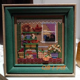 Q鱼十字绣 MHCB156 MH珠 自制陶瓷扣 纸板 现货 MQ