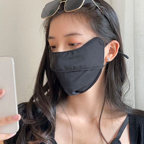护眼角冰丝防晒口罩遮阳透气遮脸