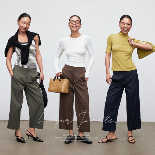 舒适休闲裤薄款九分裤女2026新款
