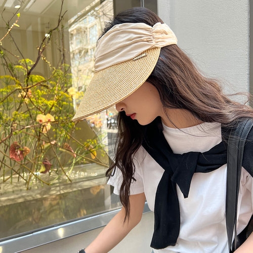 千层雪空顶帽休闲女春夏大檐