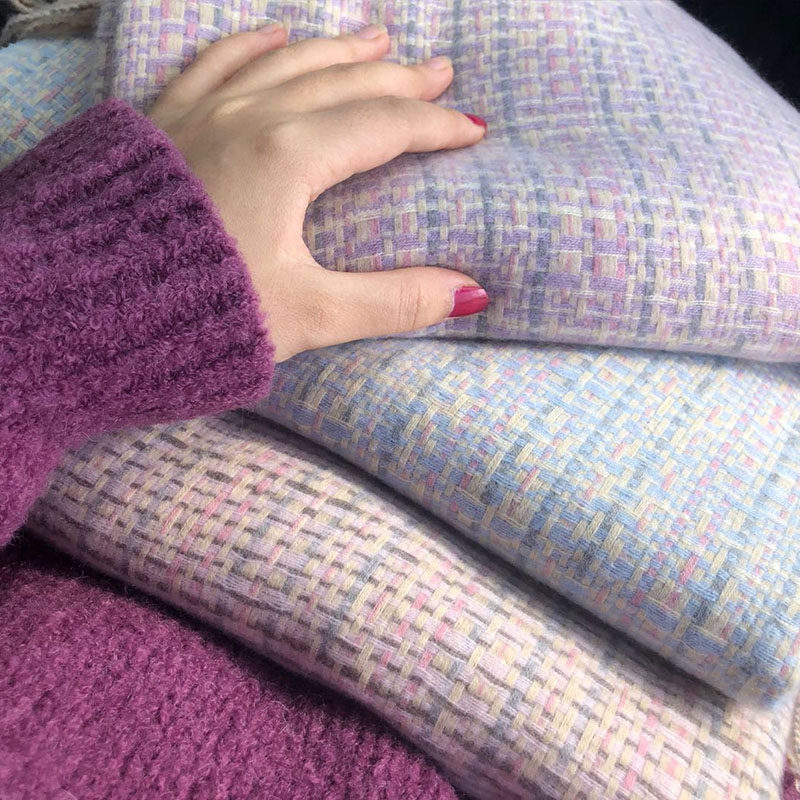 温柔配色 重磅手工编织香奶奶 日系复古ins小香风冬季加厚围巾女,服饰配件/皮带/帽子/围巾,围巾/丝巾/披肩,淘宝优惠券,粉丝福利购,淘宝优惠卷