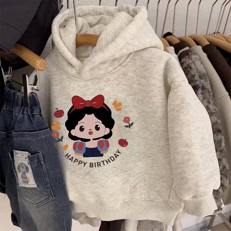 女童卫衣秋冬季新款加厚长袖上衣