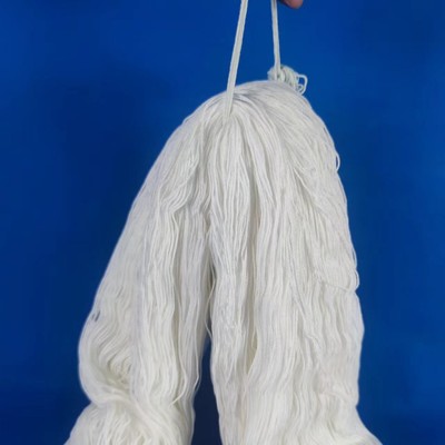 纯白棉线手工编织大化纤棉线