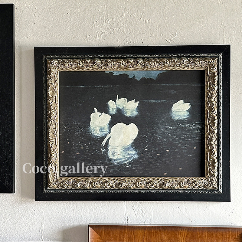 可可的画廊中古法式小众古典复古高级感软装餐厅咖啡厅背景墙挂画,家居饰品,油画,淘宝优惠券,粉丝福利购,淘宝优惠卷