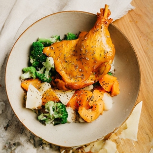 聪明山酱香腿盐焗腿大鸡腿酱卤制品乡巴佬鸭腿鸭肉零食125g