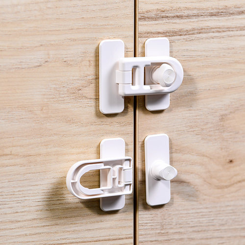 门扣门栓免打孔锁扣儿童安全锁