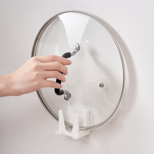 厨房锅盖收纳架创意无痕壁挂式